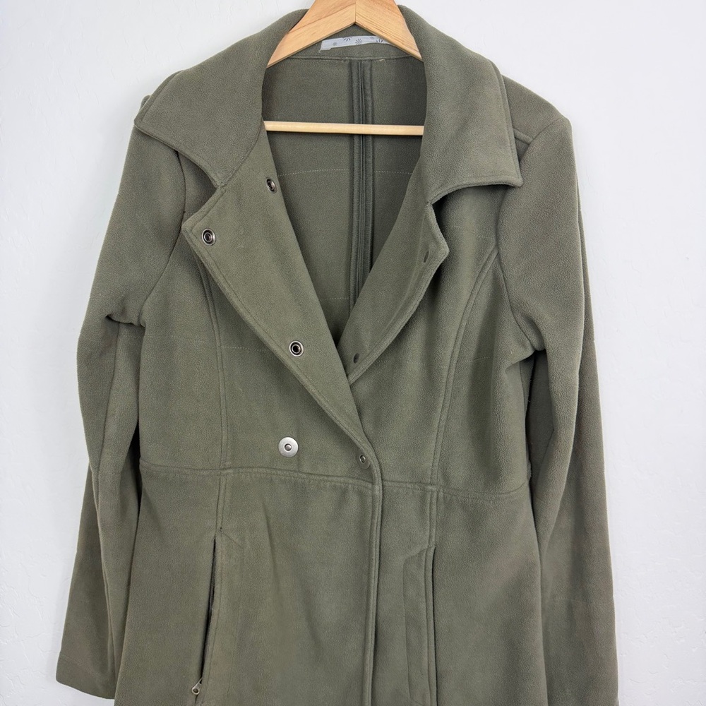 Athleta Fleece Switchback‎ Double Breasted Pea Coat - Picture 4 of 9